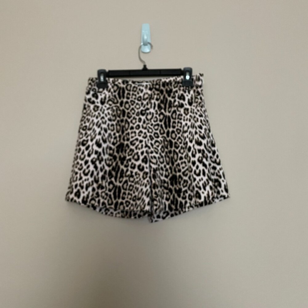 New York & Company, Size 0, Leopard, Animal Print, Shorts, Wide Leg